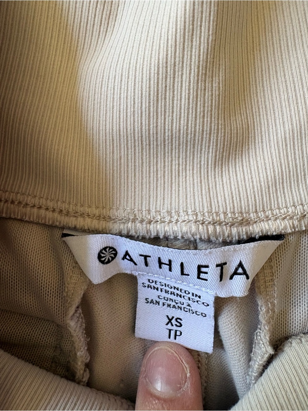 Athleta Venice Flare Pant Beige XS - Picture 4 of 7